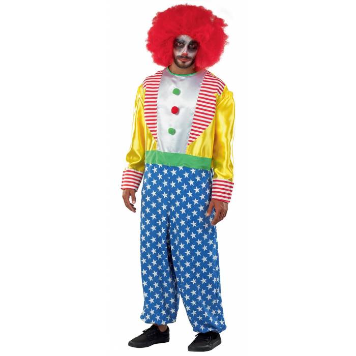 Fun Fashion Στολή Αποκριάς Κλόουν Τρόμου Πόγκο Ανδρική