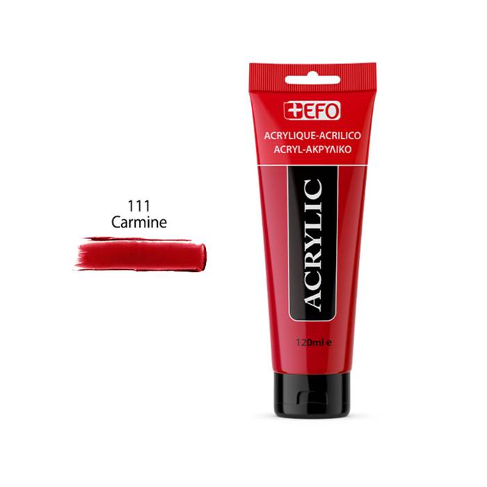 EFO Ακρυλικό Χρώμα 111 Carmine 120ml