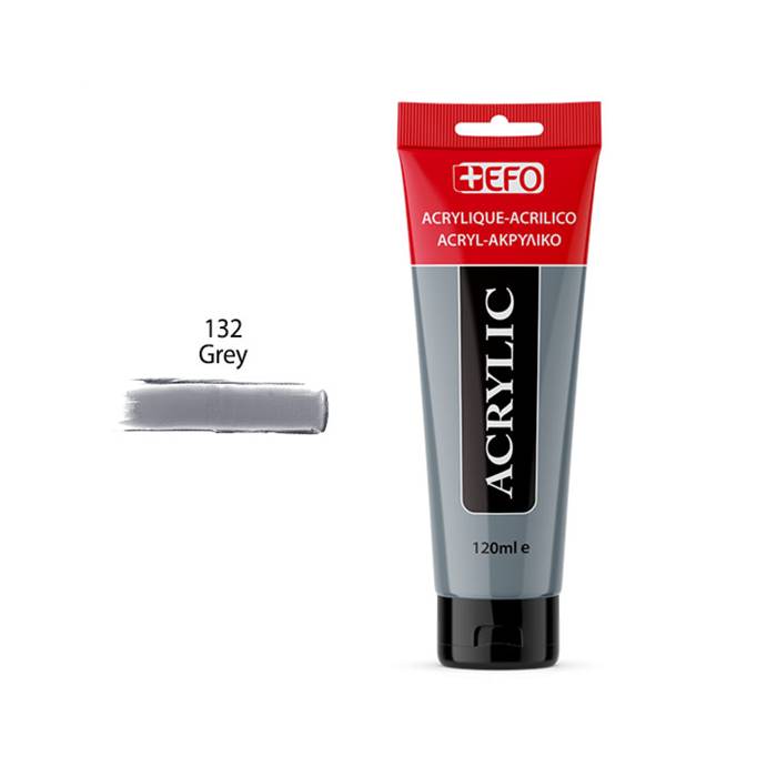 EFO Ακρυλικό Χρώμα 132 Grey 120ml