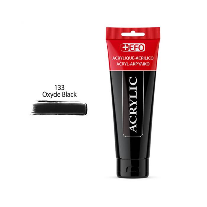 EFO Ακρυλικό Χρώμα 133 Oxyde Black 120ml