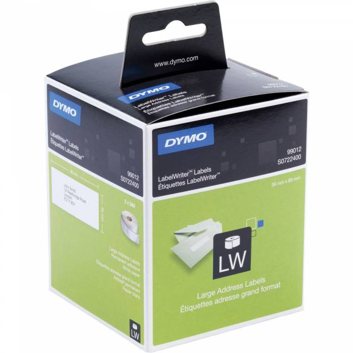 Dymo Ετικέτες 99012 LW LRG Address Label 89x36mm 2 Rolls