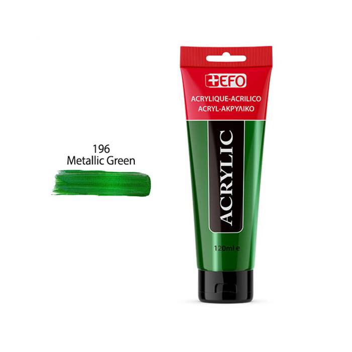 EFO Ακρυλικό Χρώμα 196 Metallic Green 120ml