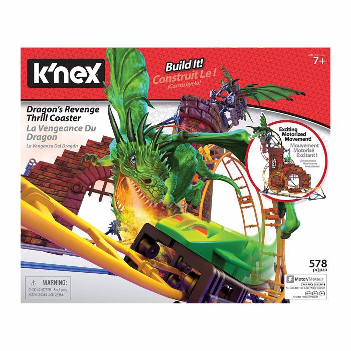Knex Πίστα Αυτοκινήτων Με Δράκους