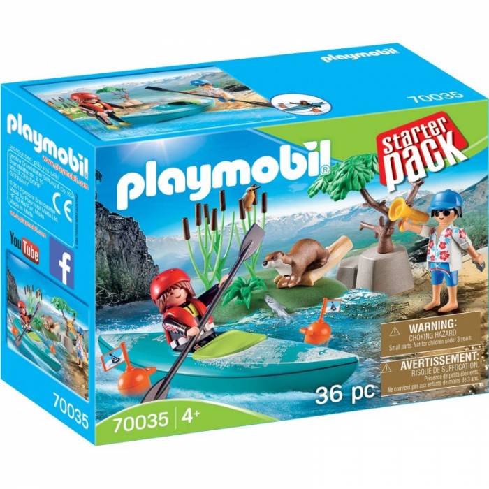 Playmobil 70035 Starter Pack Σχολή Κανόε-Καγιάκ