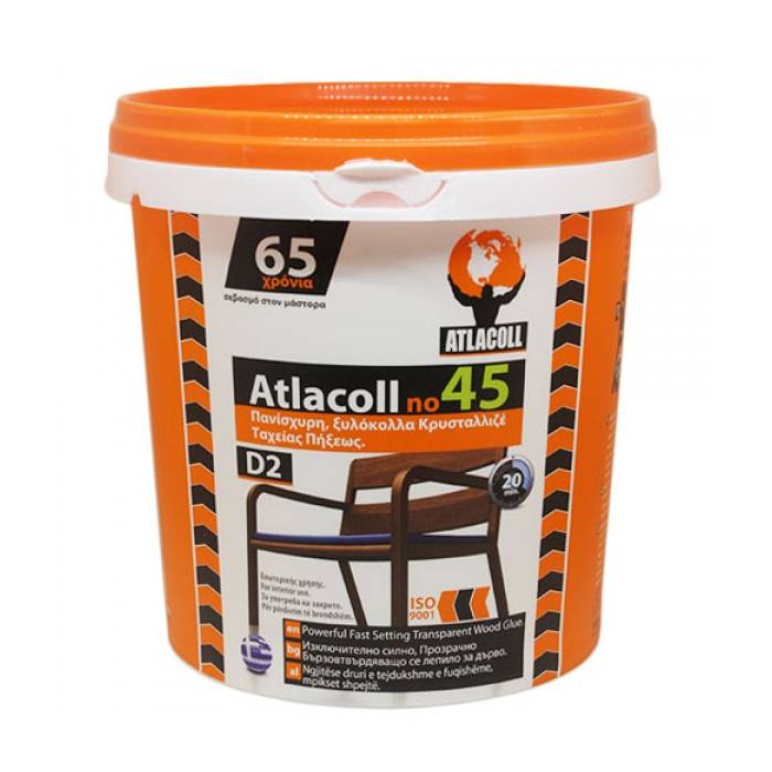 Atlacoll Κόλλα Γενικής Χρήσεως Κρυσταλιζέ Νο45 1000gr