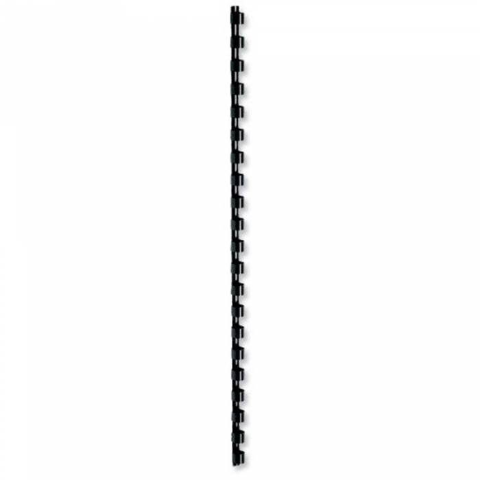 Opus Σπιράλ Βιβλιοδεσίας Πλαστικό 10mm (65Φ) Μαύρο 100 Τεμ.