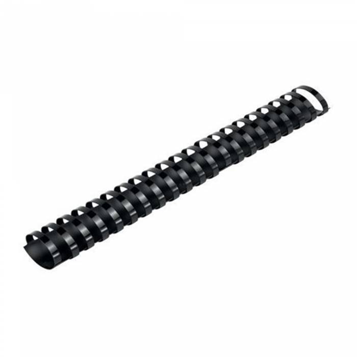 Opus Σπιράλ Βιβλιοδεσίας Πλαστικό 32mm (300Φ) Μαύρο 50 Τεμ.
