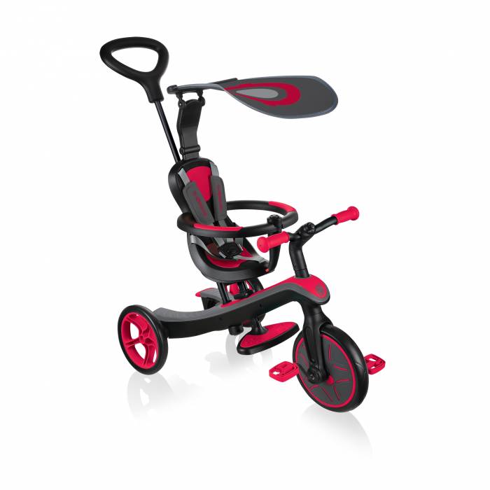Globber Τρίκυκλο Trike Explorer 4 In 1 - Red