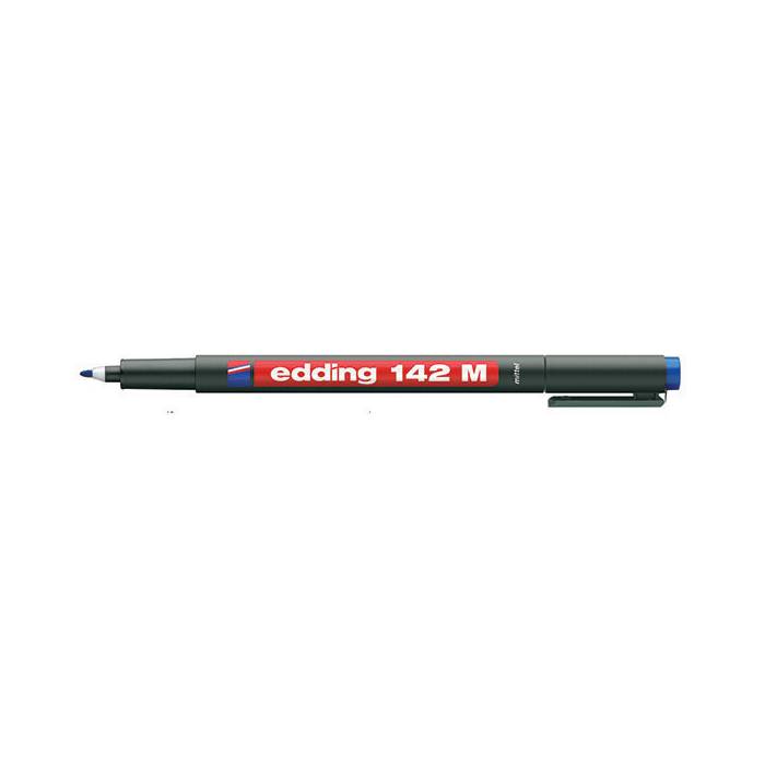 Edding 142 M Μαρκαδόρος Διαφανειών Μπλε 1mm