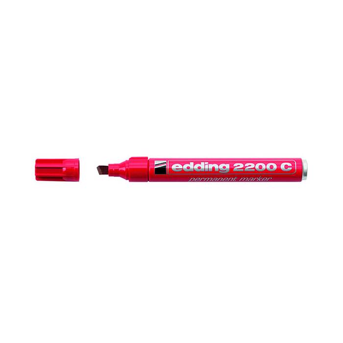 Edding 2200 C Μαρκαδόρος Ανεξίτηλος Κόκκινο