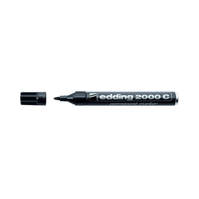 Edding 2000 C Μαρκαδόρος Ανεξίτηλος Μαύρο