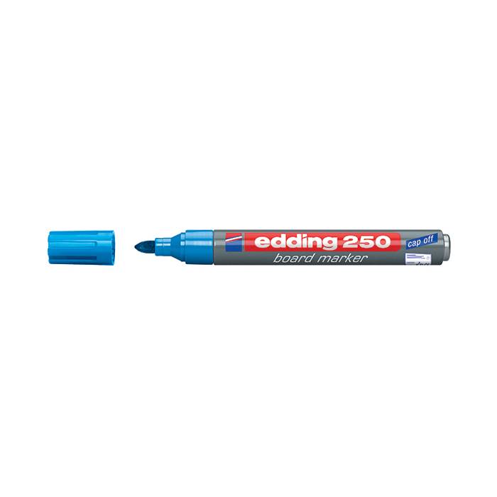 Edding 250 Μαρκαδόρος Λευκού Πίνακα Γαλάζιο