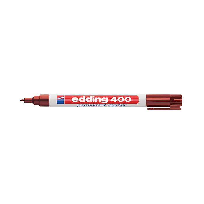 Edding 400 Μαρκαδόρος Ανεξίτηλος Καφέ