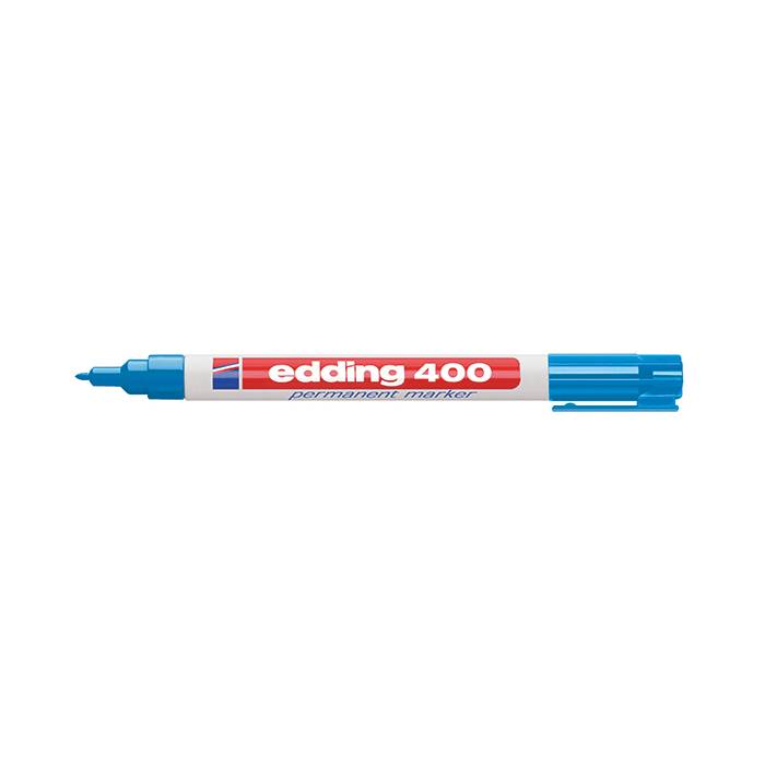 Edding 400 Μαρκαδόρος Ανεξίτηλος Γαλάζιο
