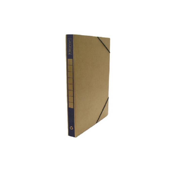 Metron Κουτί Αρχείου Με Λάστιχο 25x33x3cm Οικολογικό Μπλε