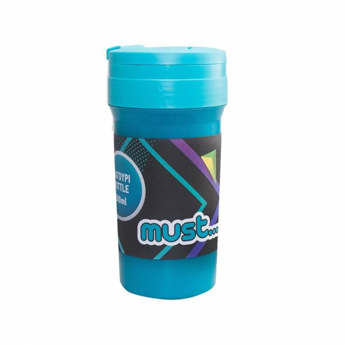Must Παγούρι Πλαστικό Μπλε 500ml