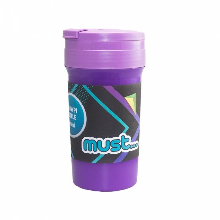 Must Παγούρι Πλαστικό Μωβ 500ml