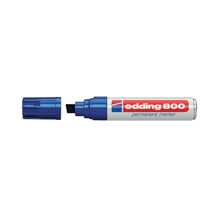 Edding 800 Μαρκαδόρος Ανεξίτηλος Μπλε