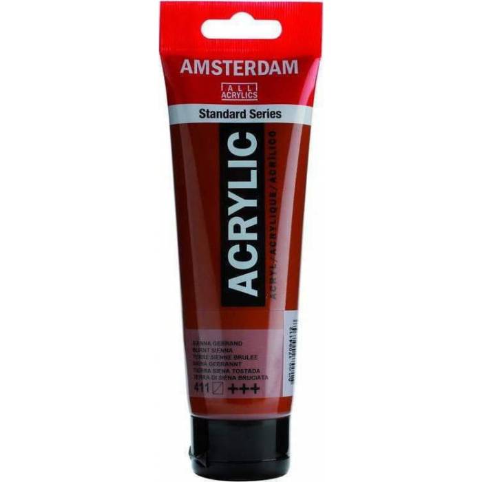 Royal Talens Ακρυλικό Χρώμα Amsterdam Standard 411 Burnt Sienna 120ml