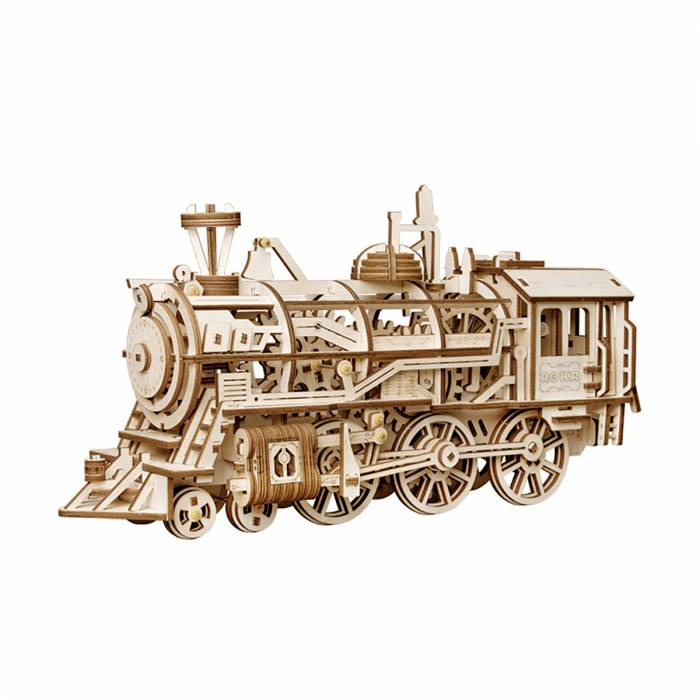 Robotime Ξύλινο Puzzle Locomotive 3D