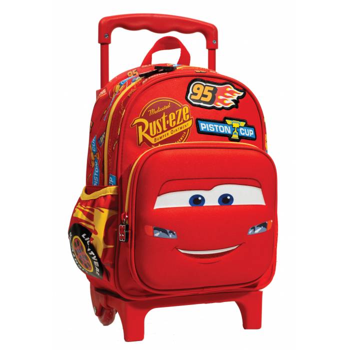 GIM Τσάντα Trolley Νηπίου Cars Badges
