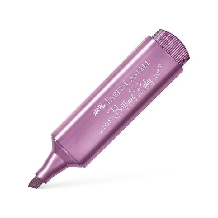 Faber Castell Μαρκαδόρος Υπογράμμισης 154691 Metallic Brilliant Ruby
