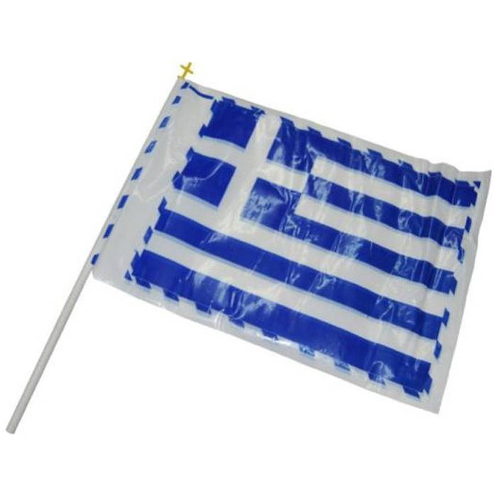 Argy Toys Σημαία Πλαστικό Κοντάρι 43 x 48 cm