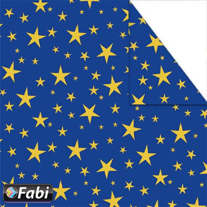 Fabi Χαρτόνι Σχεδίου Αστέρια Μπλε 50x70cm