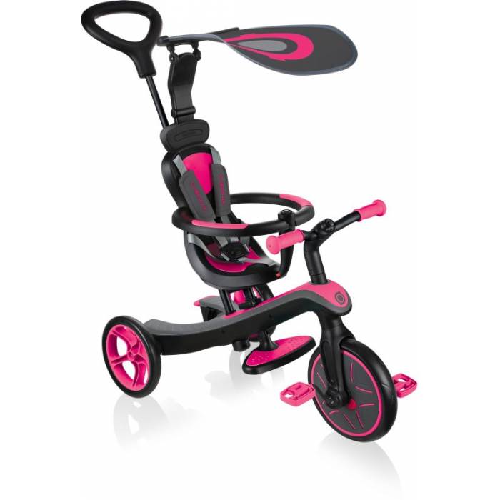 Globber Τρίκυκλο Trike Explorer 4 In 1 - Fuchsia Pink