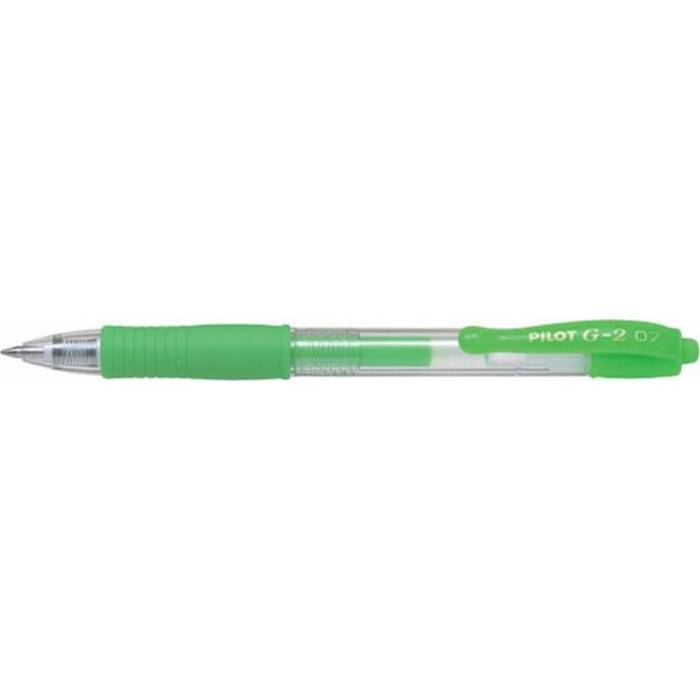 Pilot Στυλό Gel G-2 Neon Green 0,7mm