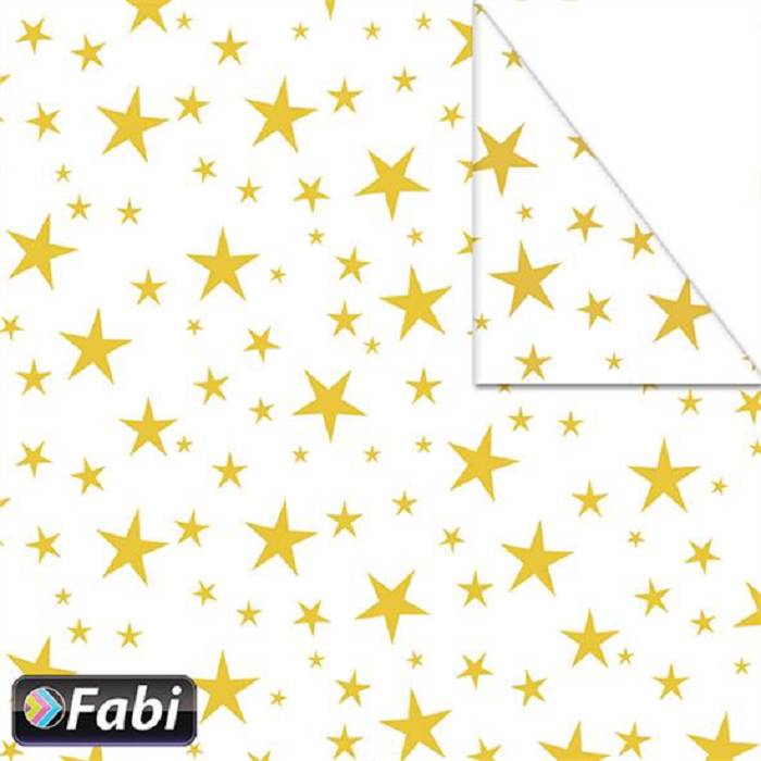 Fabi Χαρτόνι Σχεδίου Αστέρια Άσπρο 50x70cm