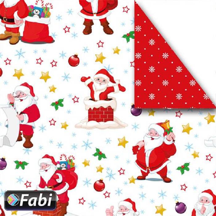 Fabi Χαρτόνι Σχεδίου Xmas Santa 50x70cm