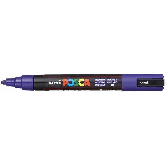 Uni Μαρκαδόρος Ζωγραφικής Posca PC-5M 10 Prussian Blue
