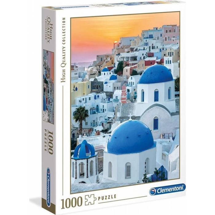 Clementoni Παζλ 1000 Τεμ. High Quality Collection Santorini