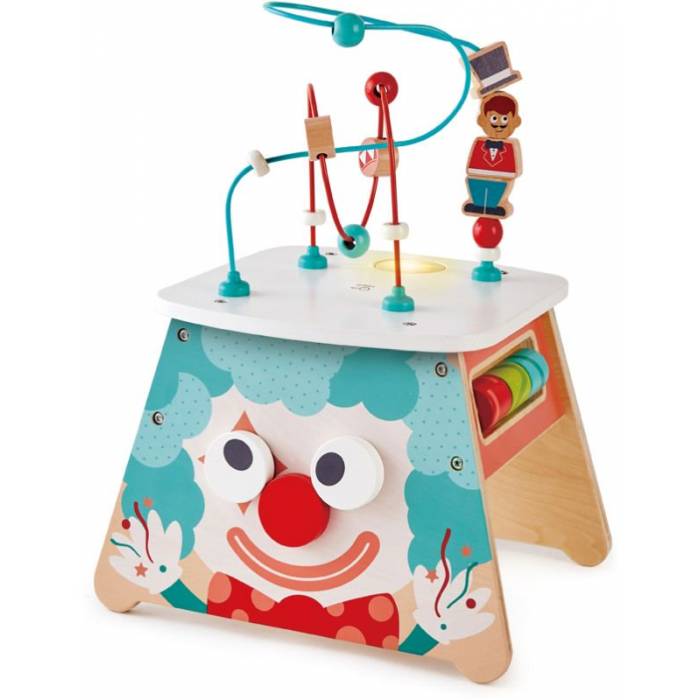 Hape Learning Ξύλινος Κύβος Δραστηριοτήτων Light Up Circus