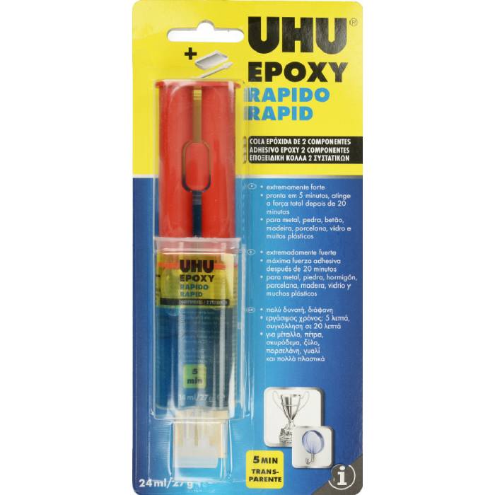 UHU Κόλλα Epoxy 2x12ml