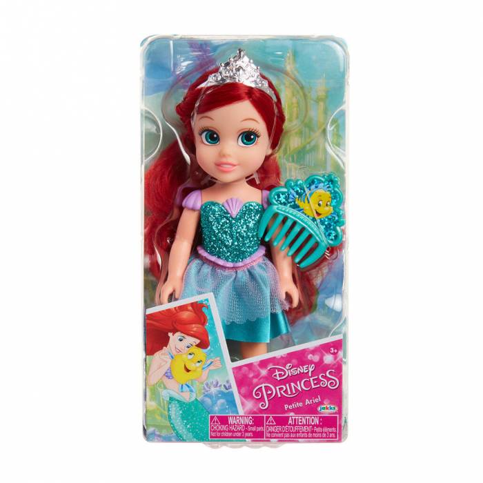Jakks Pacific Κούκλα Μικρή Γοργόνα Άριελ Με Αξεσουάρ 15εκ (Disney Princess)