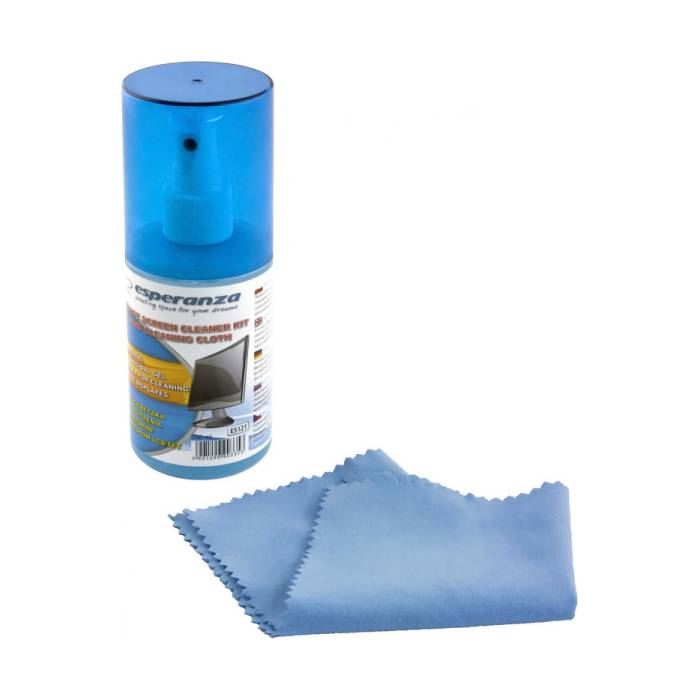 Esperanza Spray Gel Καθαρισμού Οθόνης Με Πανί 200ml ES121
