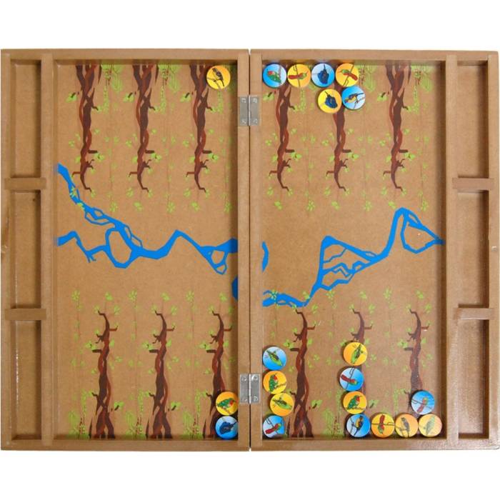 WWF Τάβλι - Τα Πουλιά Του Αμαζονίου 33x40x4cm