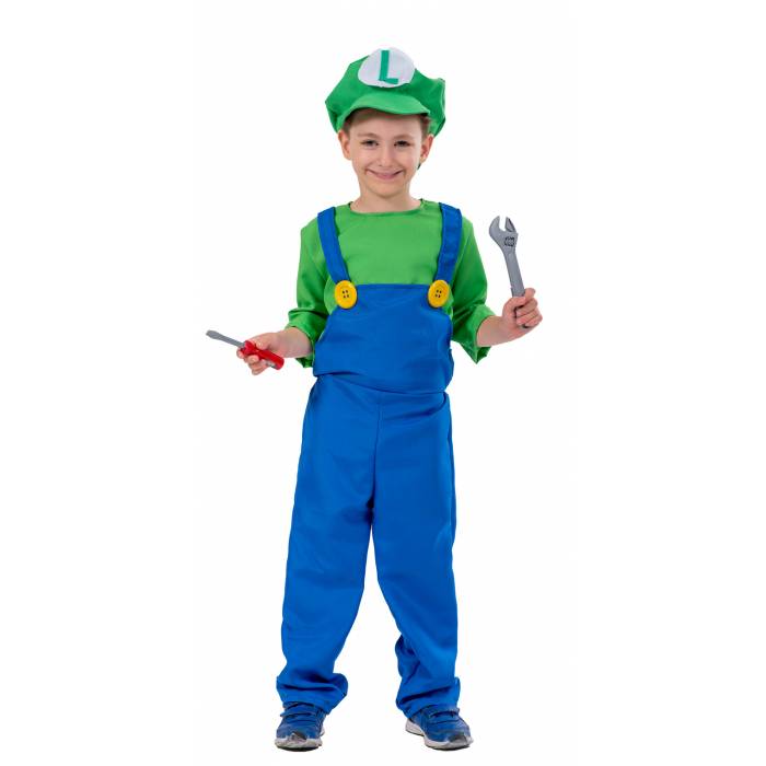 Fun Fashion Στολή Αποκριάς Βοηθός Υδραυλικού Παιδική Για Αγόρια