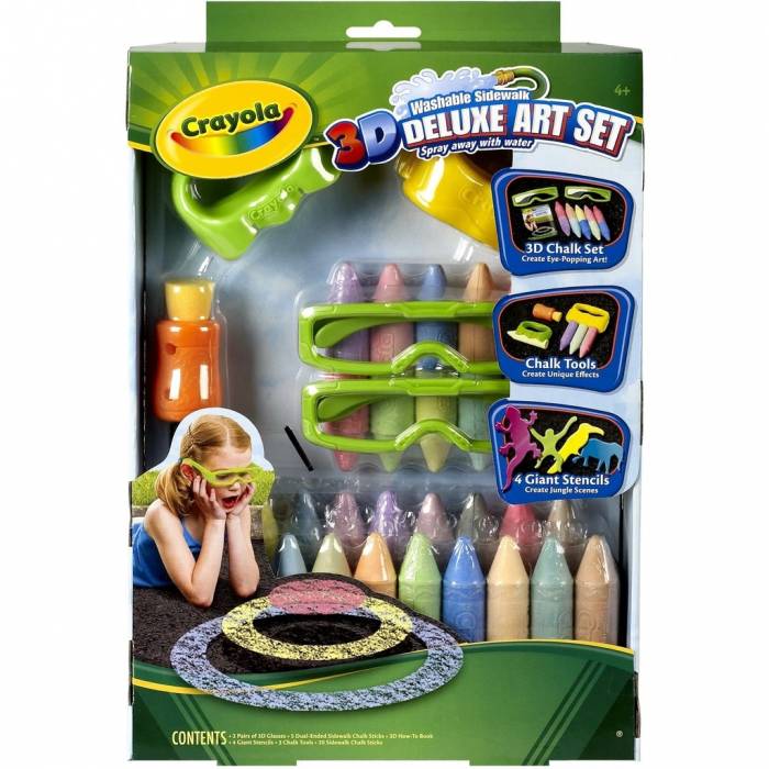 Crayola 3D Deluxe Art Set Washable Outdoor
