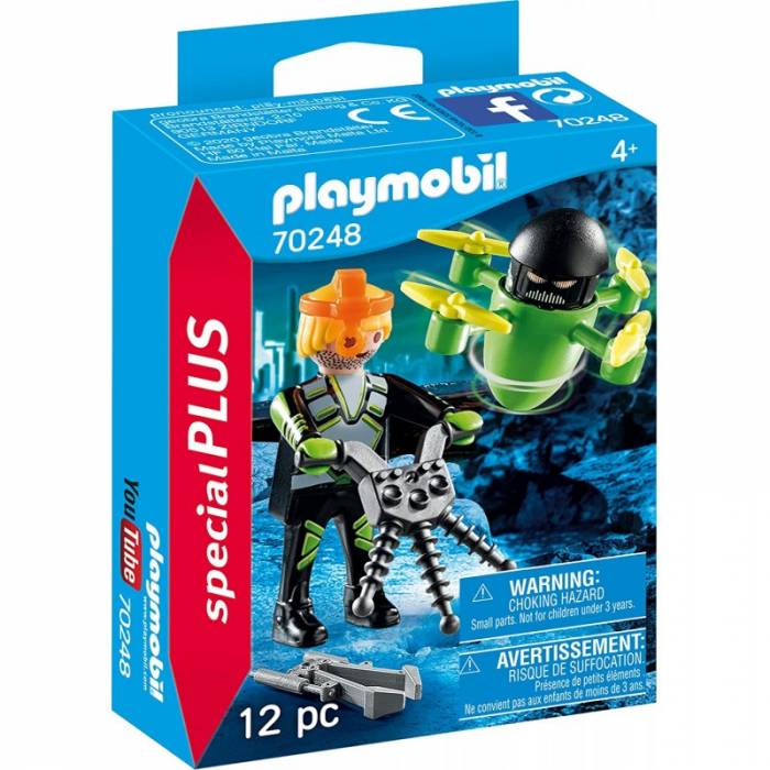 Playmobil 70248 Μυστικός Πράκτορας Με Drone