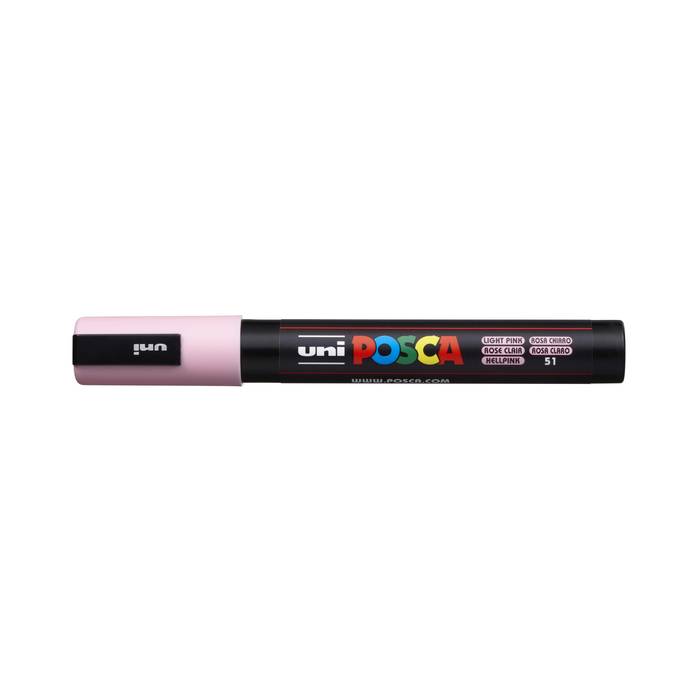 Uni Μαρκαδόρος Ζωγραφικής Posca PC-5M 51 Light Pink