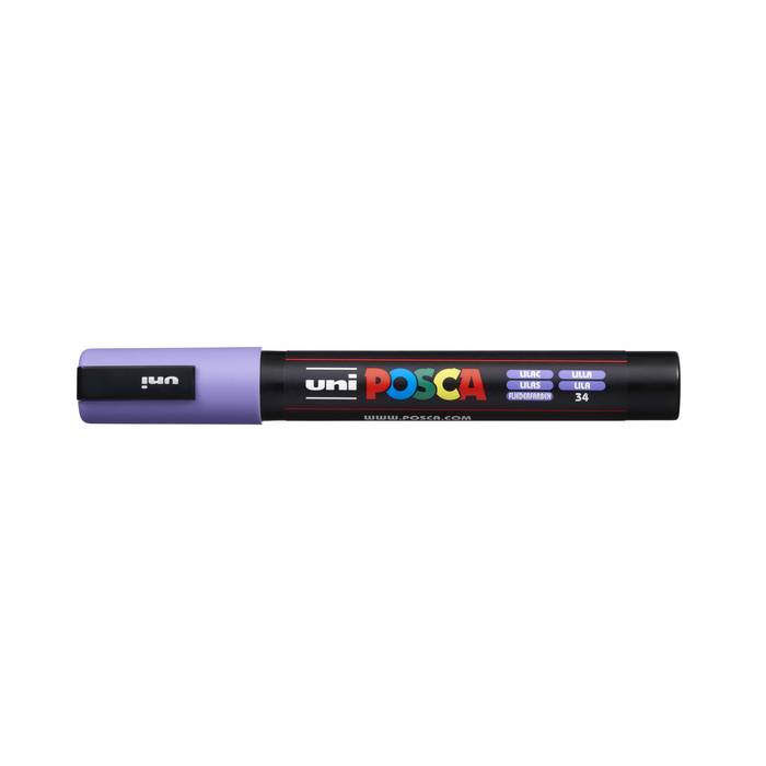 Uni Μαρκαδόρος Ζωγραφικής Posca PC-5M 34 Lilac