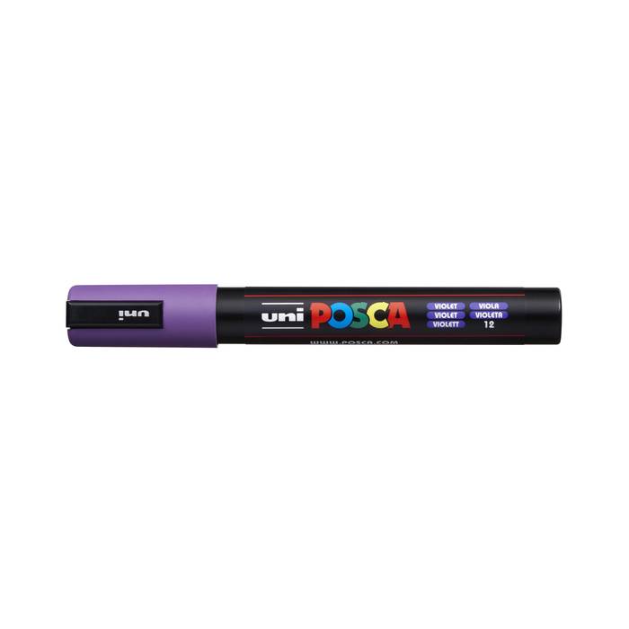 Uni Μαρκαδόρος Ζωγραφικής Posca PC-5M 12 Violet