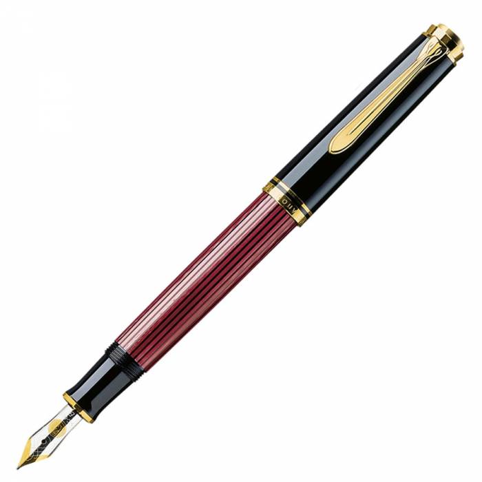 Pelikan Πένα M400 Souveran Black Red Fountain Pen