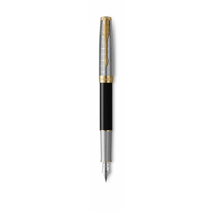 Parker Πένα Sonnet Premium Metal Black GT Fountain Pen
