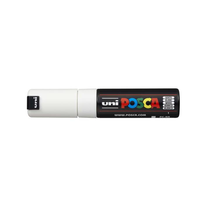 Uni Μαρκαδόρος Ζωγραφικής Posca PC-8K 1 White