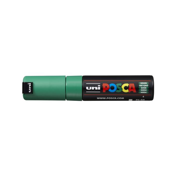 Uni Μαρκαδόρος Ζωγραφικής Posca PC-8K 6 Green
