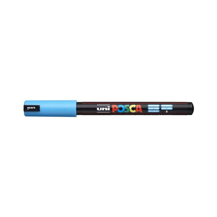 Uni Μαρκαδόρος Ζωγραφικής Posca PC-1MR 8 Light Blue